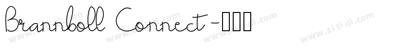 Brannboll Connect字体转换